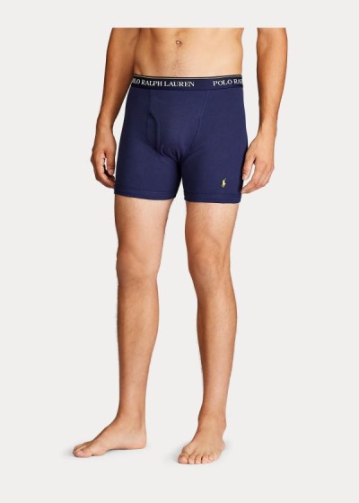 Men's Polo Ralph Lauren Wicking 3-Pack Briefs | 639541WCH